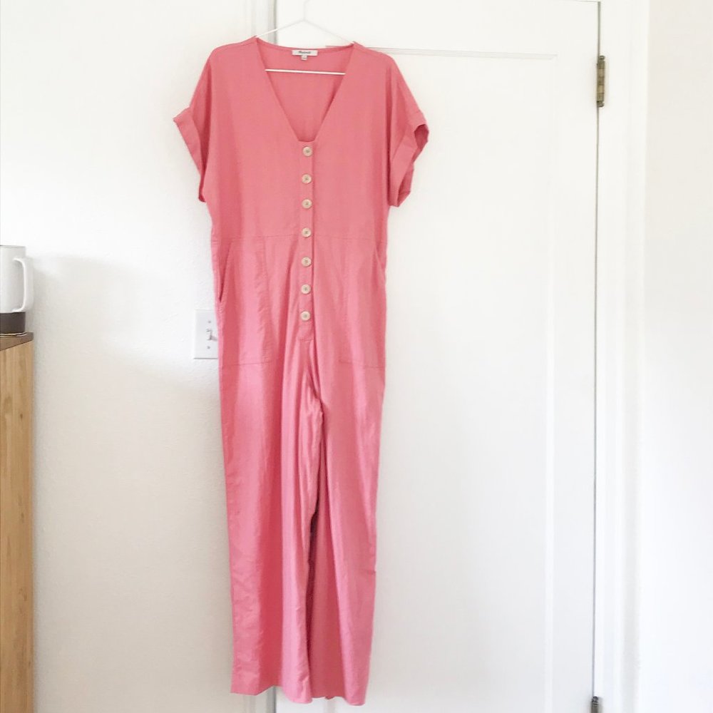 Madewell Button-Front Day Jumpsuit